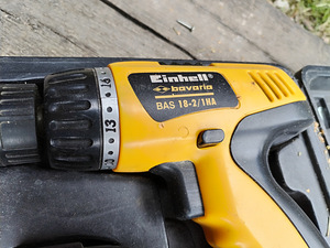 Аккумуляторная дрель Einhell bas 18-2/1га (2 фото из 3)