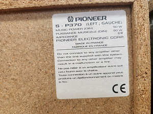 Pioneer S-P370 HiFi riiulikõlarid (4 foto / 4)