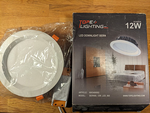Tope Lighting 12W süvistatav LED valgusti (1 foto / 2)