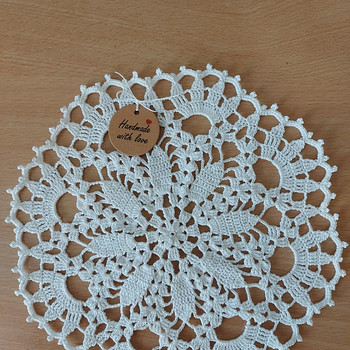 Heegeldatud linik, mõõdus 19 cm.100%PUUVILL.