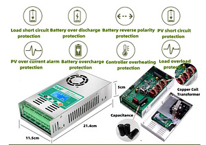 MPPT 60A Solar Charge Controller (2 foto / 5)