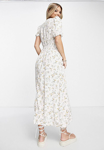 Sweetheart neck midi dress, size 36 (4 foto / 6)