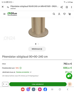 Müüa pikendatav laud. (4 foto / 5)