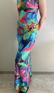 Женское длинное трикотажное платье S/M (1 фото из 3)