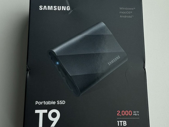 Samsung T9 SSD 1TB USB 3.2 Gen 2, Black