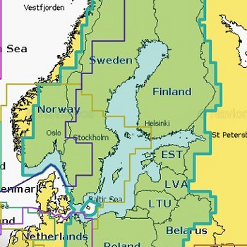 Sügavuskaardid, navigeerimine kajaloodide Navionics