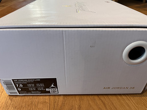 Müüa kasutatud Air Jordan XXXVI Low korvpalli tossud nr 40,5 (5 foto / 5)