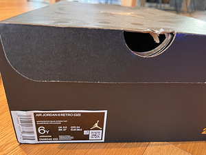 Продаются использованные Air Jordan 6 Retro (GS), размер EU (7 фото из 7)
