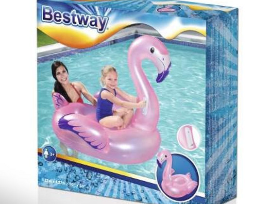 Laste täispuhutavad flamingo ja luikene