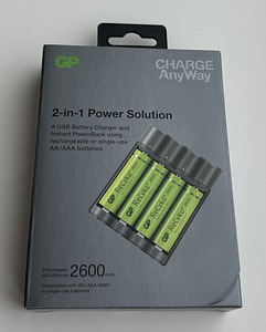 GP 4x 2600mAh 2-in-1 Power Solution (1 фото из 5)