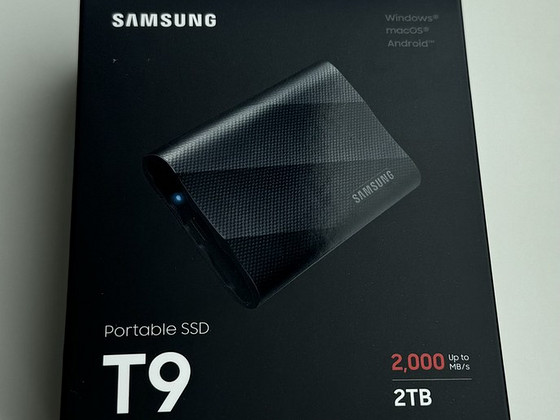 Samsung T9 SSD 2TB USB 3.2 Gen 2, Black