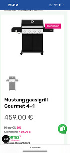 GAASIGRILL MUSTANG GOURMET 4+1 (5 foto / 5)