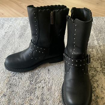 Nahast naiste saapad Harley Davidson, suurus 39