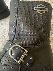Nahast naiste saapad Harley Davidson, suurus 39 (2 foto / 5)