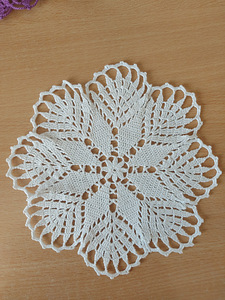 Heegeldatud linik, üm 19 sm. 100%puuvill (1 foto / 1)