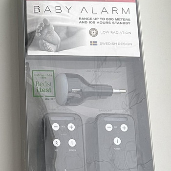 Capidi babyalarm Black / White