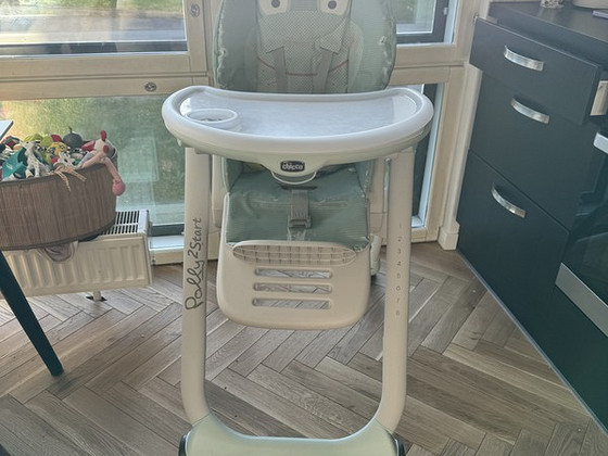 Обеденный стул Chicco Polly 2 Start, Froggy