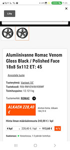 Rengat ja vanteet (1 valokuva sivusta 7)