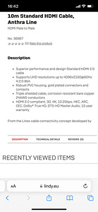 Hdmi kaabel 10m 4k 60hz (4 foto / 4)
