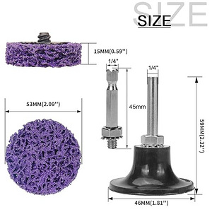 Lihvketas eemaldamiseks rooste Roloc Clean/Strip 50mm 10tk (2 foto / 3)