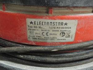 Ehitustolmuimeja Electrostar GS 3078 (4 foto / 4)