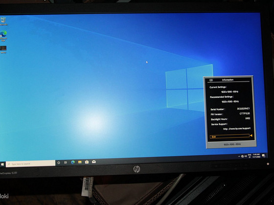 23" Мониторы HP Elitedisplay E231 FullHD 1920x1080(босиком)