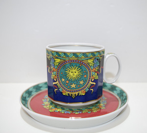 Чашка кофейная с блюдцем Rosenthal Versace Le Roi Soleil 1tk (1 фото из 5)