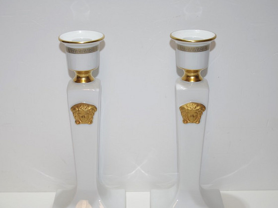 Подсвечник Rosenthal Versace Медуза Горгона 21см 2 шт