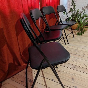 Folding Chairs with cushion