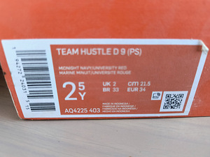 Nike Team Hustle D 9 r. 34 uus uus (5 foto / 5)