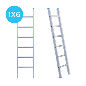 Yksiosaiset tikkaat 6 askelmaa (1 valokuva sivusta 2)