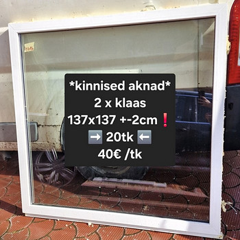 PVC kinnised aknad