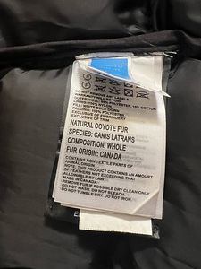 Парка Canada Goose с натуральным мехом койота (9 фото из 10)