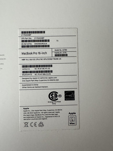 Macbook M2 Pro 16" 32GB 12/19 1TB (3 foto / 3)