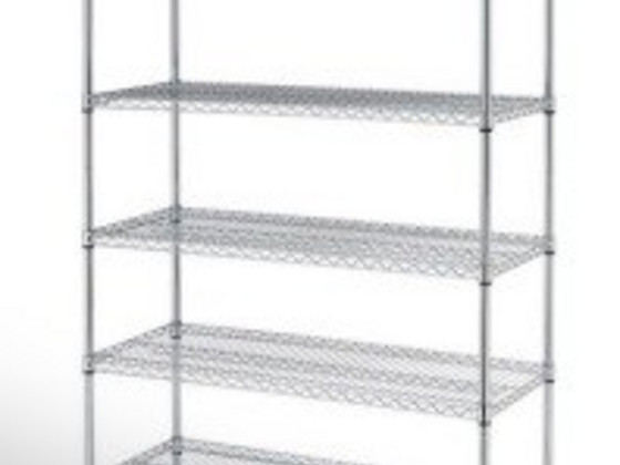 Laoriiul 200x120x50 cm, kroomitud metall, kokku 20 tk