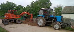 Послуги екскаватора колісний повноповоротний АТЛАС 1004 (3 фото из 10)