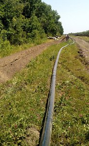 Терморезисторне зварювання поліетеленових ПНД (ПЕ) труб (9 фото з 9)