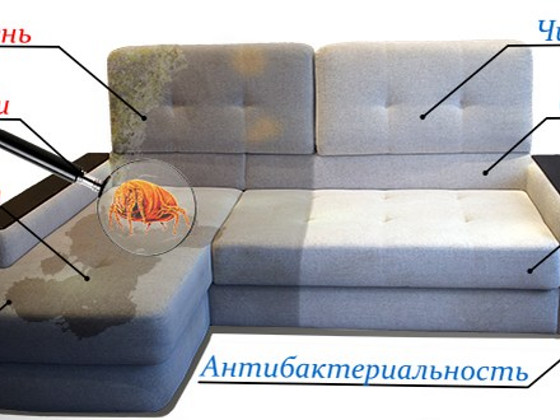 Химчистка мягкой мебели, матрасов и т.д.