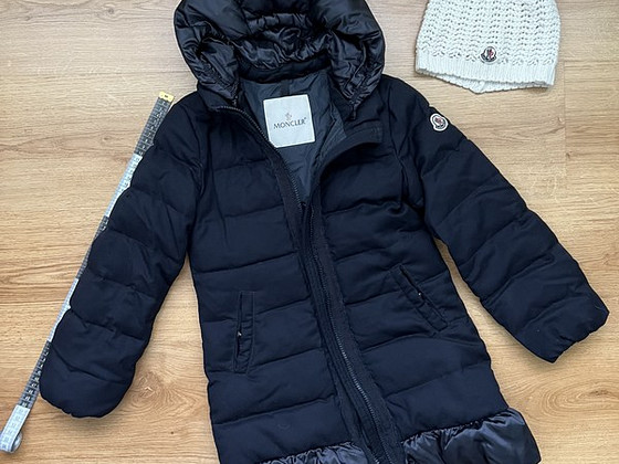 Moncler пальто оригинальное шапка в подарок