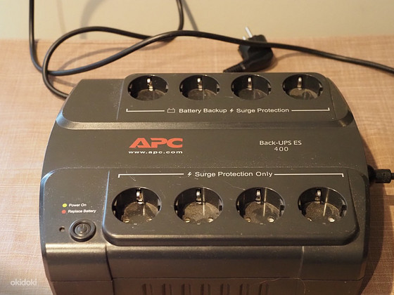 APC Back-UPS ES 400VA, 230V, 8 Schuko CEE 7 (4 surge)
