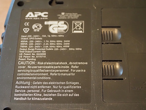 APC Back-UPS ES 400VA, 230V, 8 Schuko CEE 7 (4 surge) (3 foto / 3)