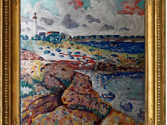 Конрад Мяги картина Вилсанд мотив 1913-1914 гг.