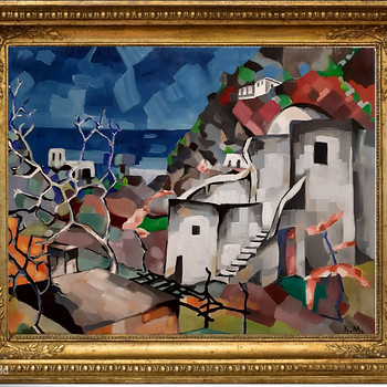 Konrad Mägi “Capri motiiv”, õli lõuendil. 1922-23.
