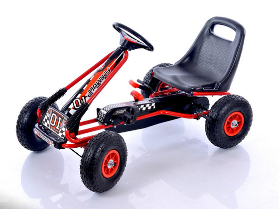 Велокарт (Веломобиль) Go-Kart A-15 красный (от 3-8 лет)