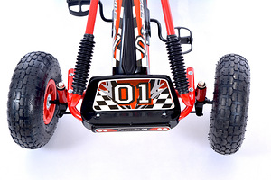 Velokart (Velomobile) Go-Kart A-15 punane (alates 3-8 aastat (4 foto / 8)