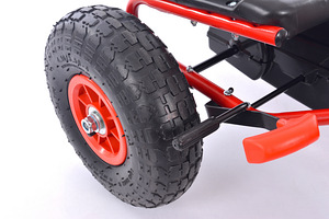 Velokart (Velomobile) Go-Kart A-15 punane (alates 3-8 aastat (5 foto / 8)