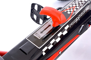 Velokart (Velomobile) Go-Kart A-15 punane (alates 3-8 aastat (6 foto / 8)