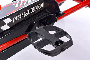 Velokart (Velomobile) Go-Kart A-15 punane (alates 3-8 aastat (7 foto / 8)