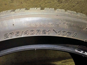 275/40 R21 Bridgestone Blizzark LM005, 4,5-5 мм (4 фото из 6)