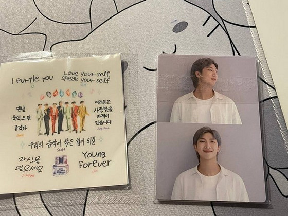 BTS PHOTOCARD 7 TK +НАКЛЕЙКИ MERCH BOX #3